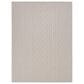 Nourison Twist Reversible 10" x 14" Grey Indoor/Outdoor Area Rug, , large