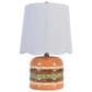 Slatehouse 17.5" Ceramic Burger Table Lamp in Multicolor, , large