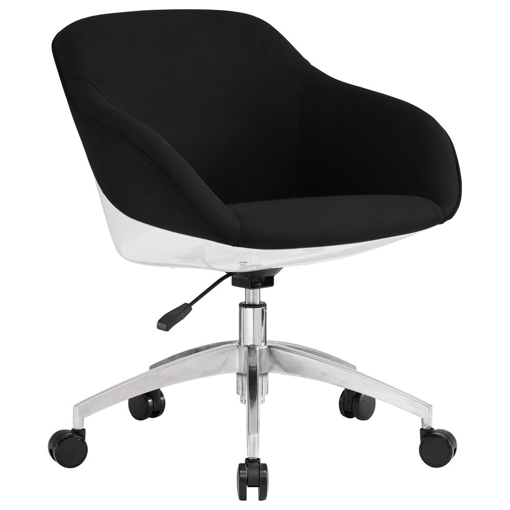 Rta Products Llc Low-Back Upholstered Task Chair in Black, , large