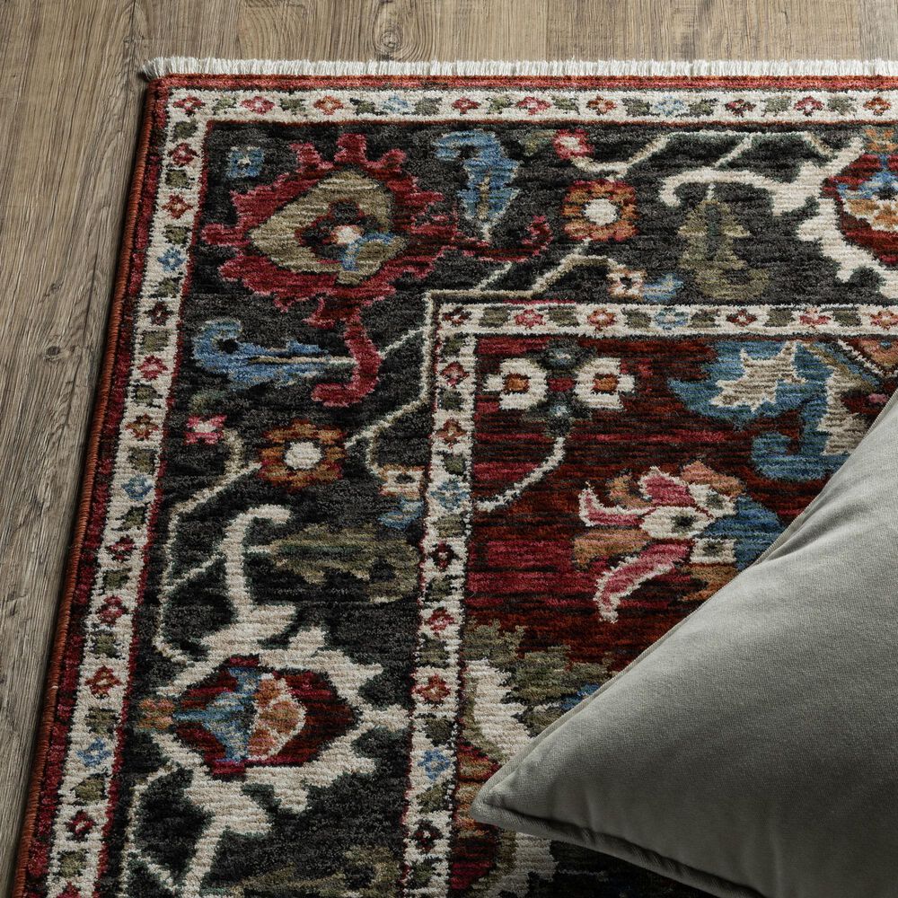 Oriental Weavers Hastings HA03V 5&#39;3&quot; x 7&#39;6&quot; Red Area Rug, , large