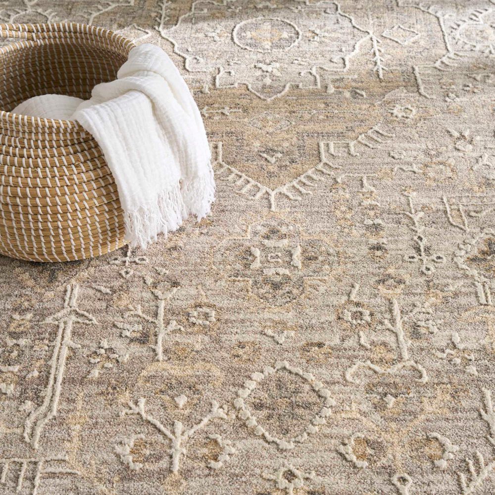 Nourison Retreat Grey 9'6" x 13'2" Area Rug, , large