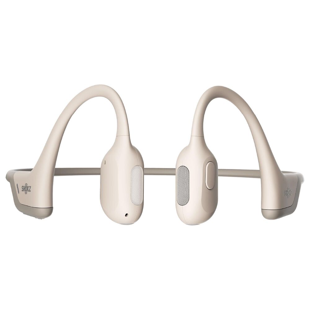 Shokz OpenRun Pro Mini Premium Bone Conduction Open-Ear Sport Headphones in Beige, , large