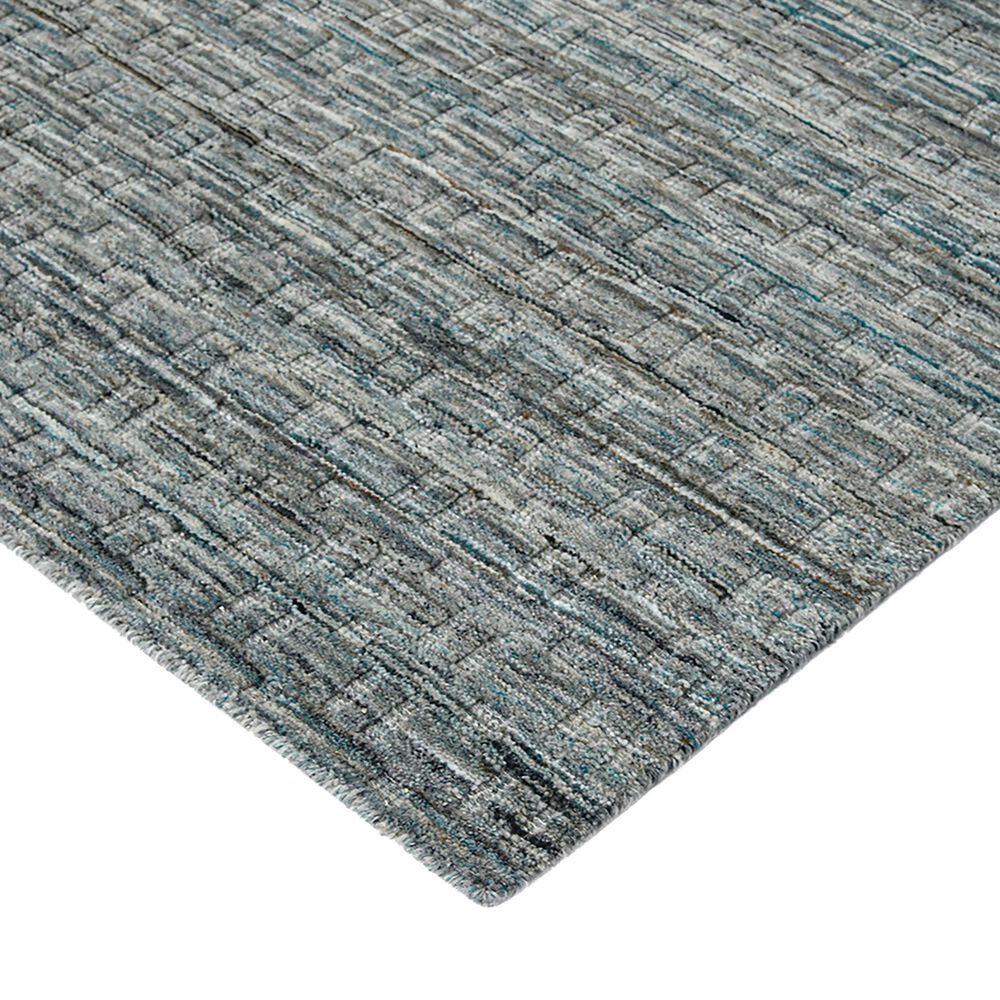 Amer Rugs Houston 7&#39;9&quot; x 9&#39;9&quot; Turq Gray Area Rug, , large