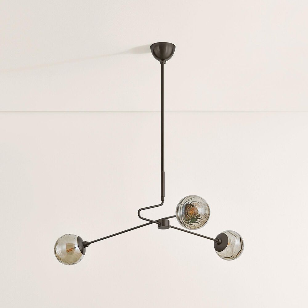 Mitzi Lighting Nyla 3-Light Chandelier in True Bronze, , large