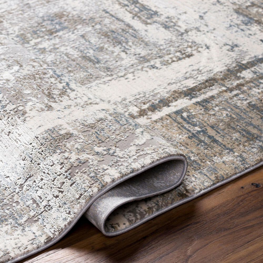 Surya Solar 2&#39; x 3&#39; Cream, Taupe, Gray, Medium Brown, Medium Gray, Tan and Light Gray Area Rug, , large