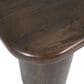 Waltham Mandara Chairside Table with Pedestal Base in Walnut, , large