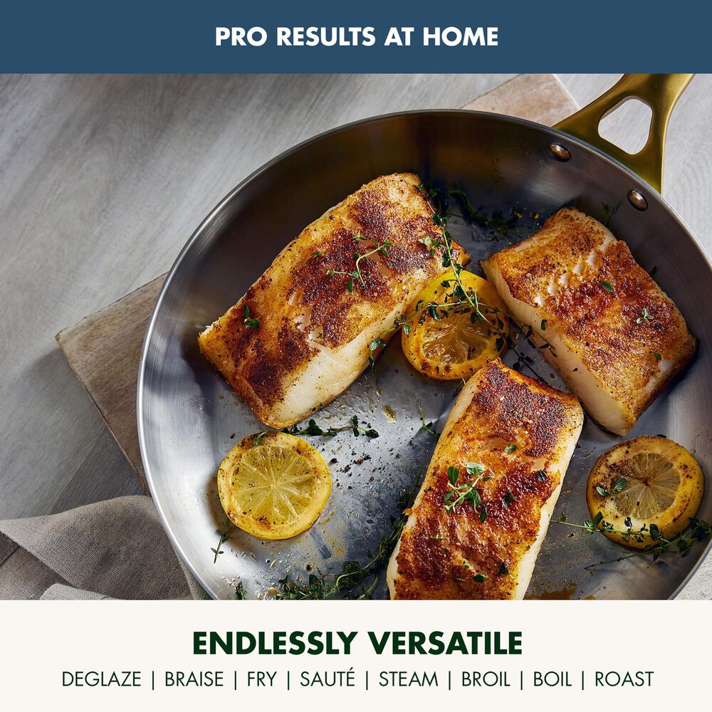 Green Pan Reserve Pro 2-Piece Uncoated Frypan Set in Twilight, , large