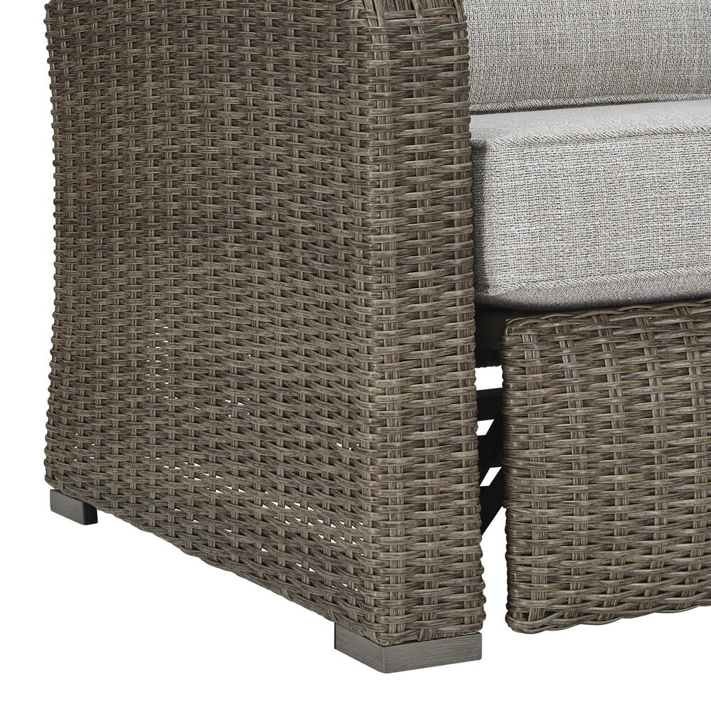 Ashley Beachcroft Outdoor Recliner in Beige, , large