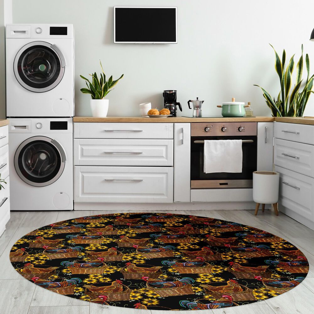 Dalyn Rug Company Kendall KE2 8&#39; Round Black Area Rug, , large