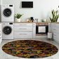 Dalyn Rug Company Kendall KE2 8" Round Black Area Rug, , large