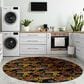 Dalyn Rug Company Kendall KE2 8" Round Black Area Rug, , large