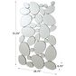 Pacific Landing Modern Pebble Mirror in Desert Sand, , large