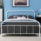 Modway Maisie Queen Platform Bed Frame in White, , large