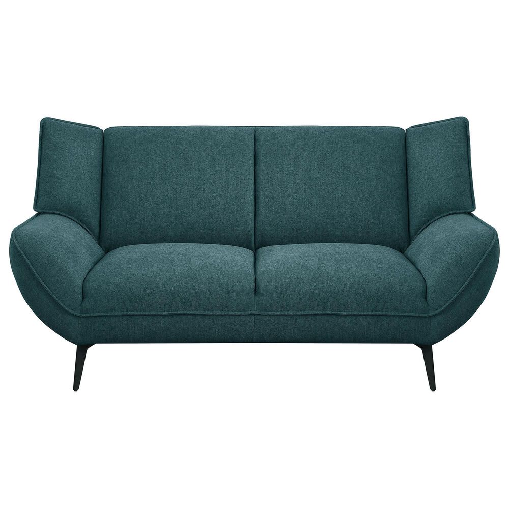 37B Acton Stationary Loveseat in Blue, , large