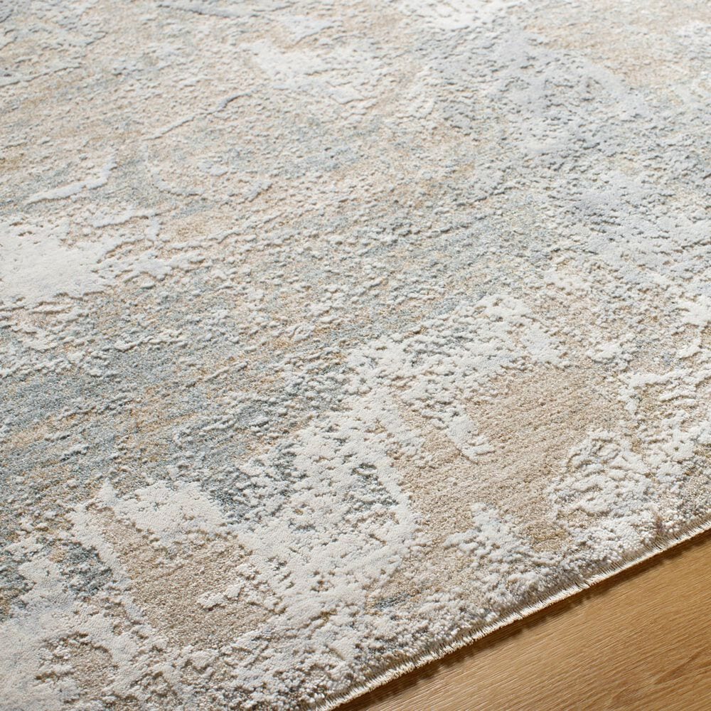 Surya Brunswick Taupe, Blue, Light Slate, Cream, Gray and Olive 10&#39; x 13&#39;11&quot; Area Rug, , large