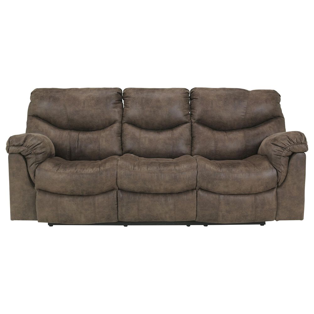 Signature Design by Ashley Alzena Reclining Sofa in Gunsmoke, , large
