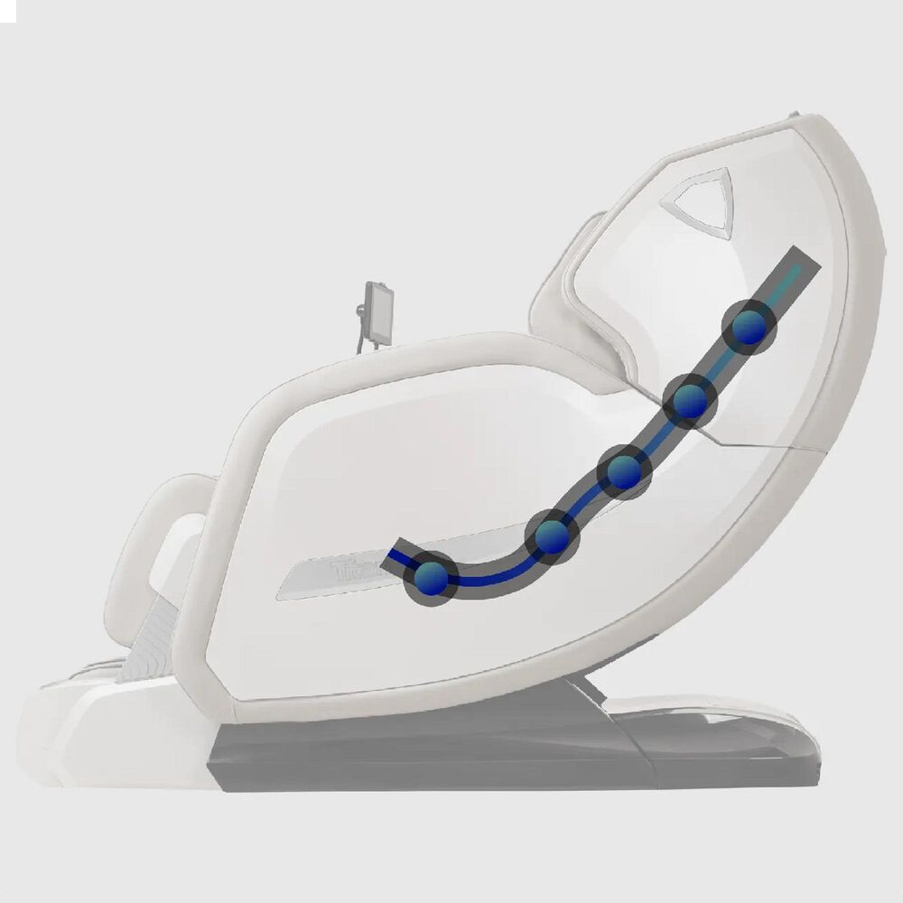 Osaki Advent 4D Power Zero Gravity Massage Chair with Spinning Calf Rollers in Taupe, , large