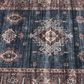 Central Oriental Rugease Velveteen Raquel Aerugo and Rust 7"6" x 9"6" Area Rug, , large
