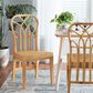 Baxton Studio Monaco Side Chair in Natural Brown and Oak Brown, , large