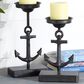Maple and Jade Anchor Candle Holder in Black (Set of 2), , large