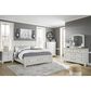 Ashley Robbinsdale King Panel Storage Bed in Antique White, , large