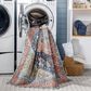 Surya Amelie AML-2311 8"10" x 12" Navy, Peach, Green, Coral, Beige and Blush Area Rug, , large