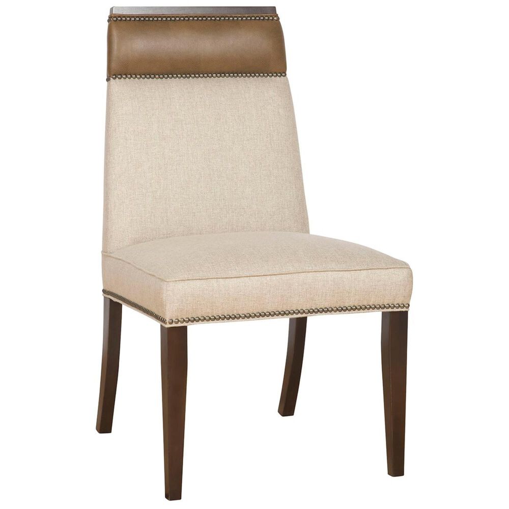 Vanguard Furniture Michael Weiss Phelps Side Chair in Nuzzle Linen, , large