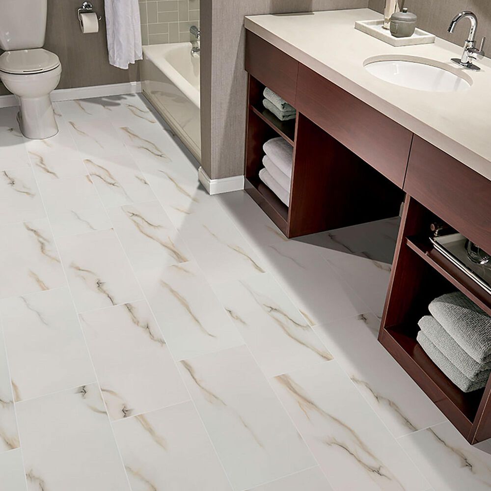 MS International Aria Bianco NARIBIA1224P 12&quot; x 24&quot; Porcelain Tile, , large