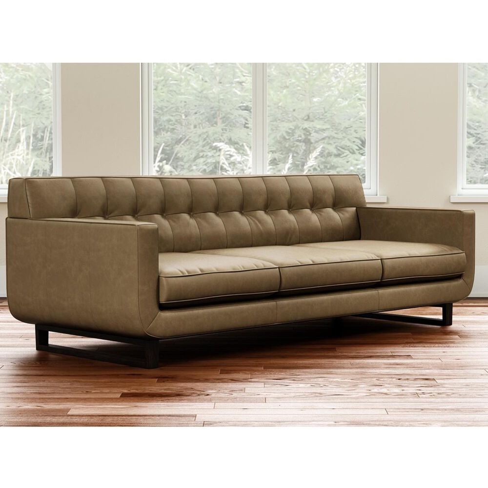 Interlochen Leather Sofa in Camel, , large
