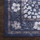 Rifle Paper Co. Palais PAL-02 7"6" x 9"6" Navy Area Rug, , large