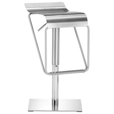 Zuo Modern Dazzer Barstool in Silver, , large