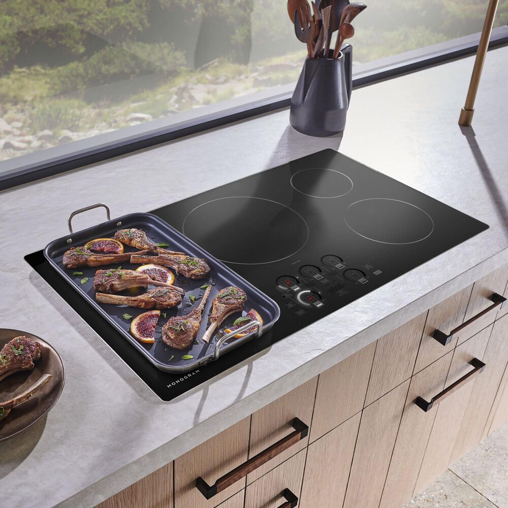 Monogram 36&quot; Induction Cooktop in Black, , large