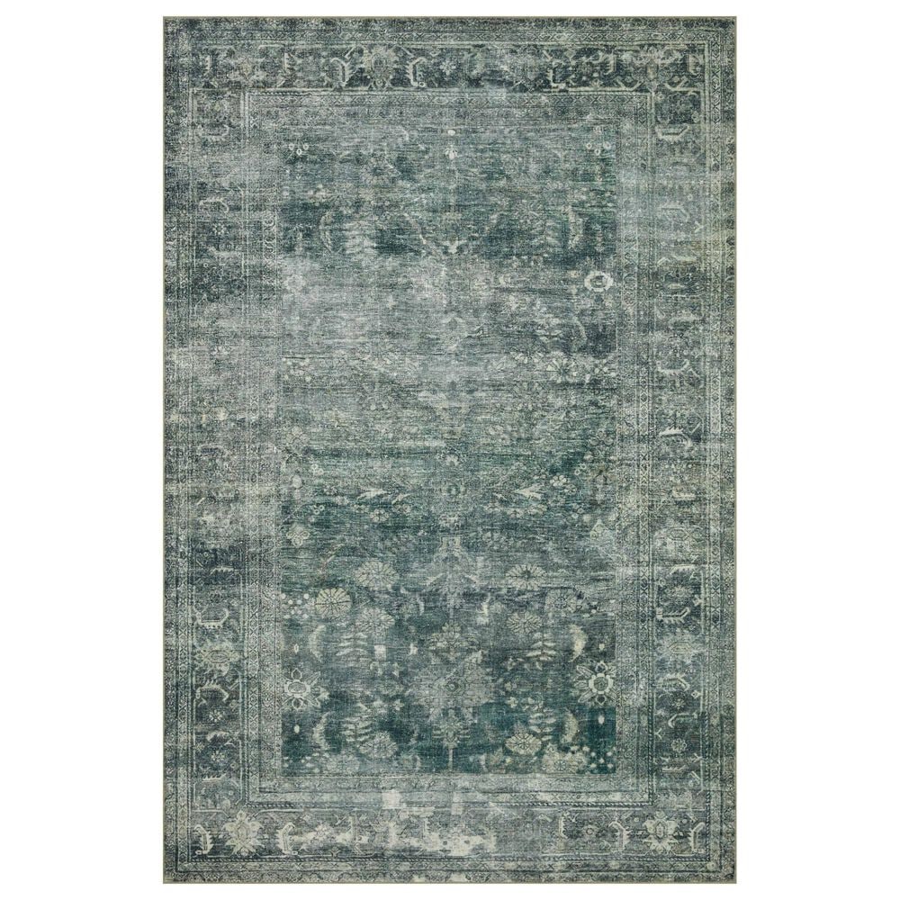 Magnolia Home Banks 8"6" x 11"6" Blue and Lagoon Area Rug, , large