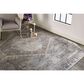 Feizy Sarrant 9"6" x 12"7" Smoke Area Rug, , large
