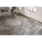 Feizy Sarrant 9"6" x 12"7" Smoke Area Rug, , large
