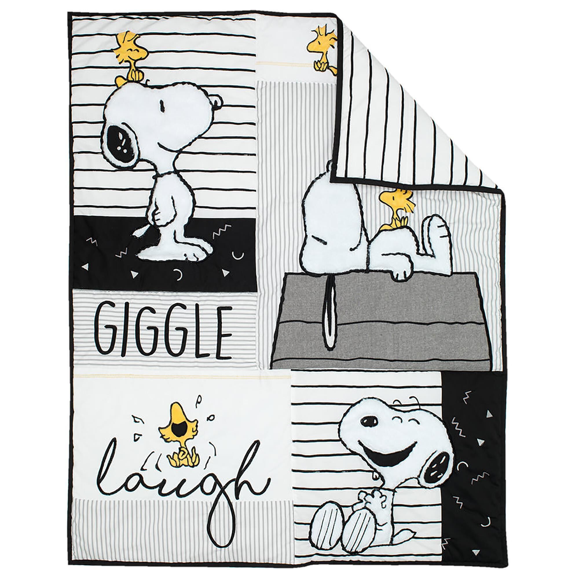 Snoopy crib bedding set store