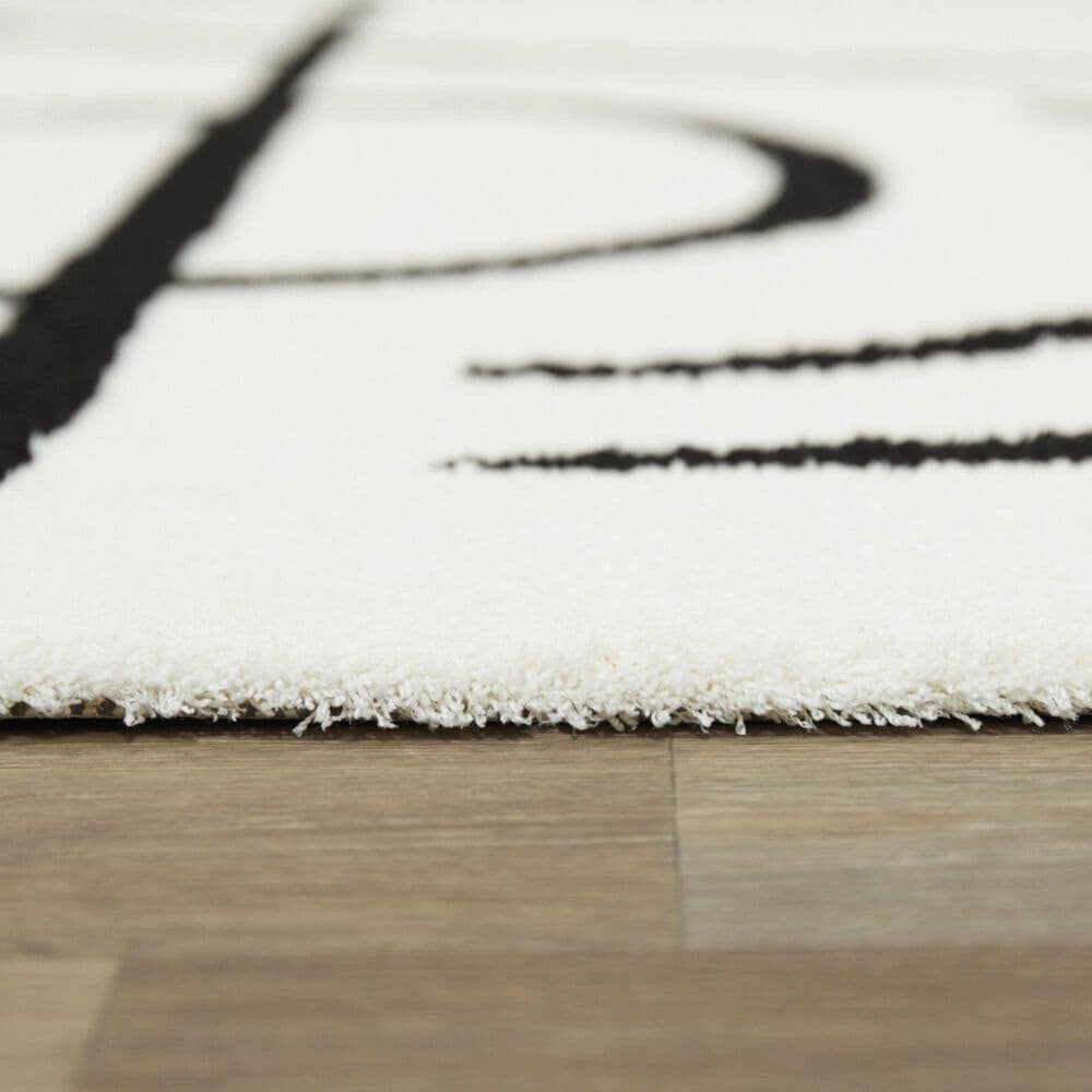Balta Rugs Augarde 5&#39;3&quot; x 7&#39; White Area Rug, , large
