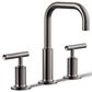 Kohler Purist Widespread Bathroom Sink Faucet with Lever Handles and High Gooseneck Spout in Vibrant Titanium, , large