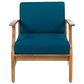 Hearth and Haven Perla Patio Club Chair with Cushions in Blue, , large