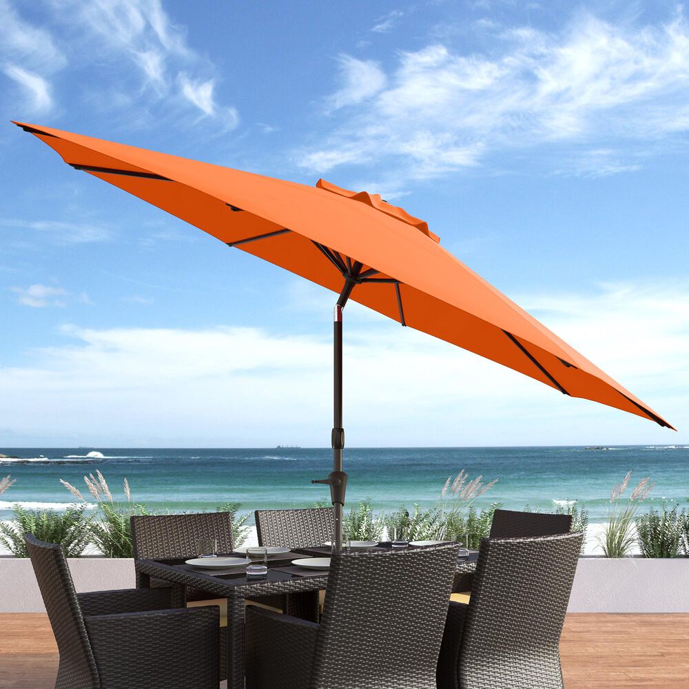 CorLiving 10" UV & Wind Resistant Patio Umbrella in Orange, , large