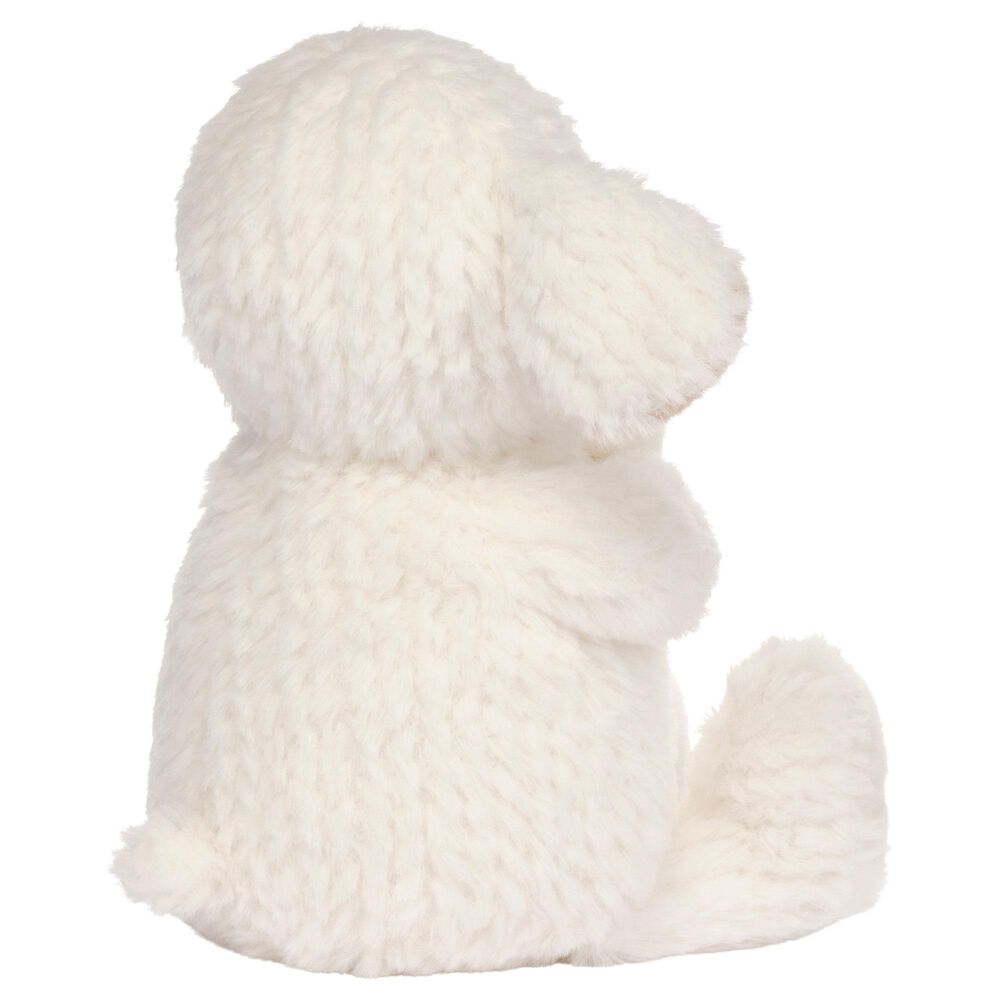 Lambs &amp; Ivy Heaven Sent Plush Lamb - Mary in White and Taupe, , large