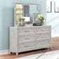 New Heritage Design Fiona Dresser Mirror in Mist Gray, , large