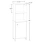RiverRidge Home Medford Tall Floor Cabinet in White, , large