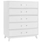 Oxford Baby Holland 5-Drawer Chest in Cloud White, , large