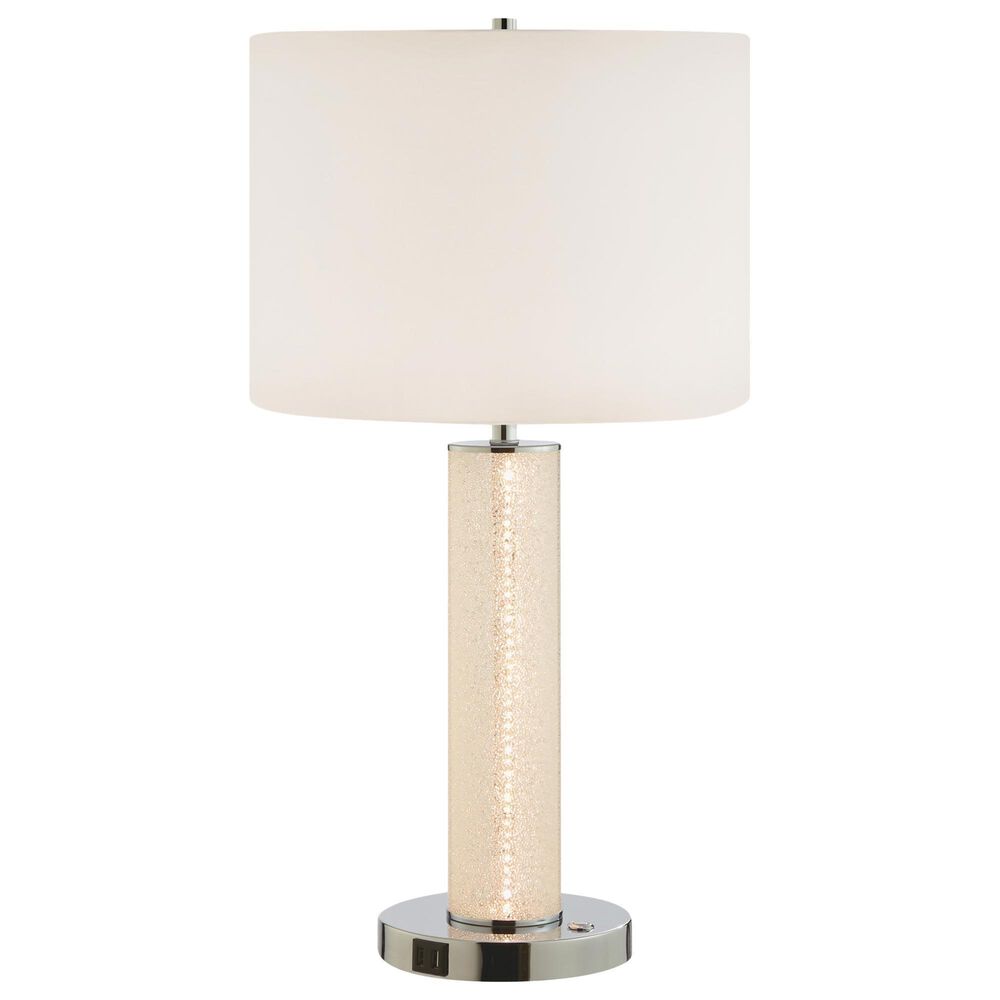 Lite Source Quilla Table Lamp with LED Night Light in Chrome, , large