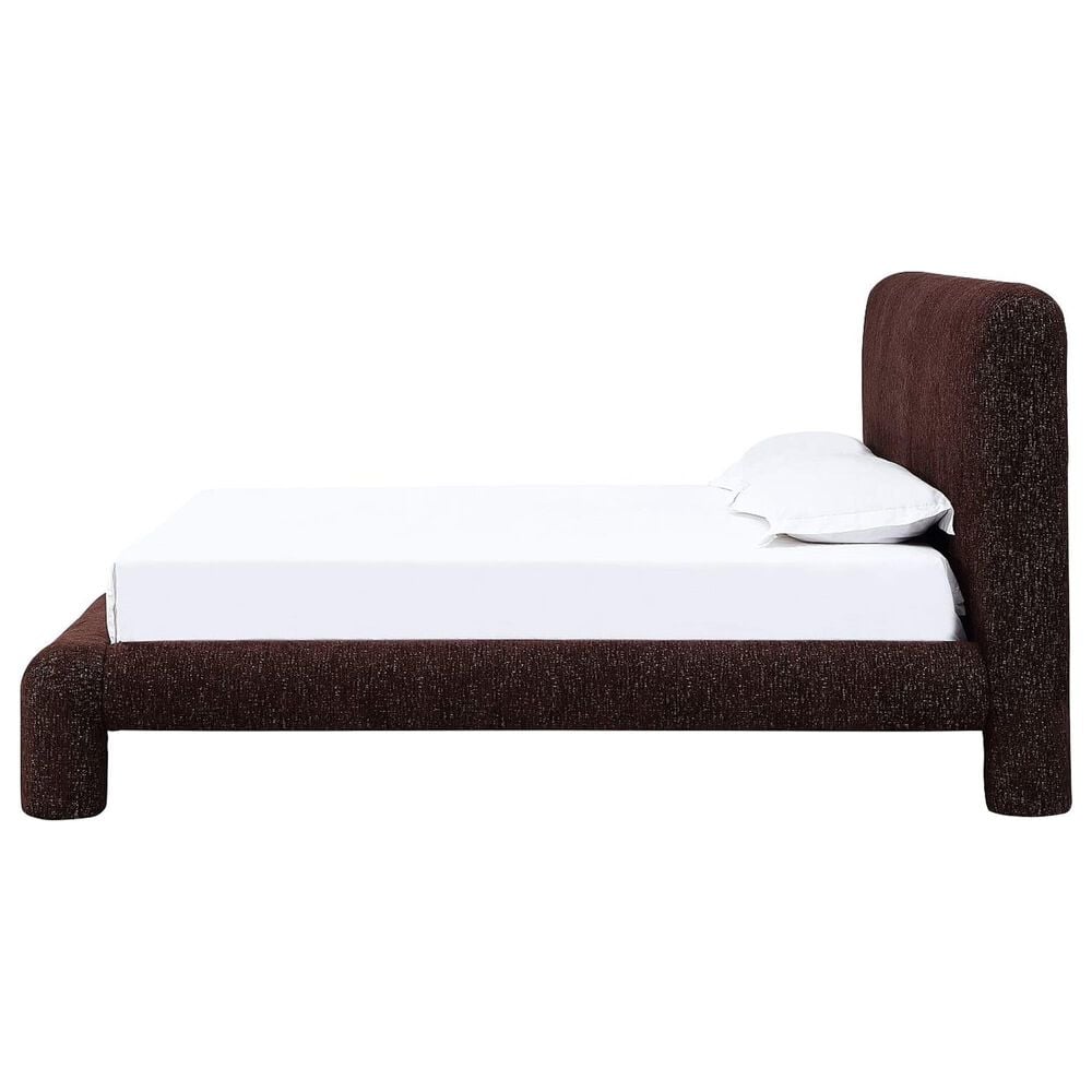 37B Anansi Mocoa Queen Upholstered Platform Bedframe in Mongoose, , large
