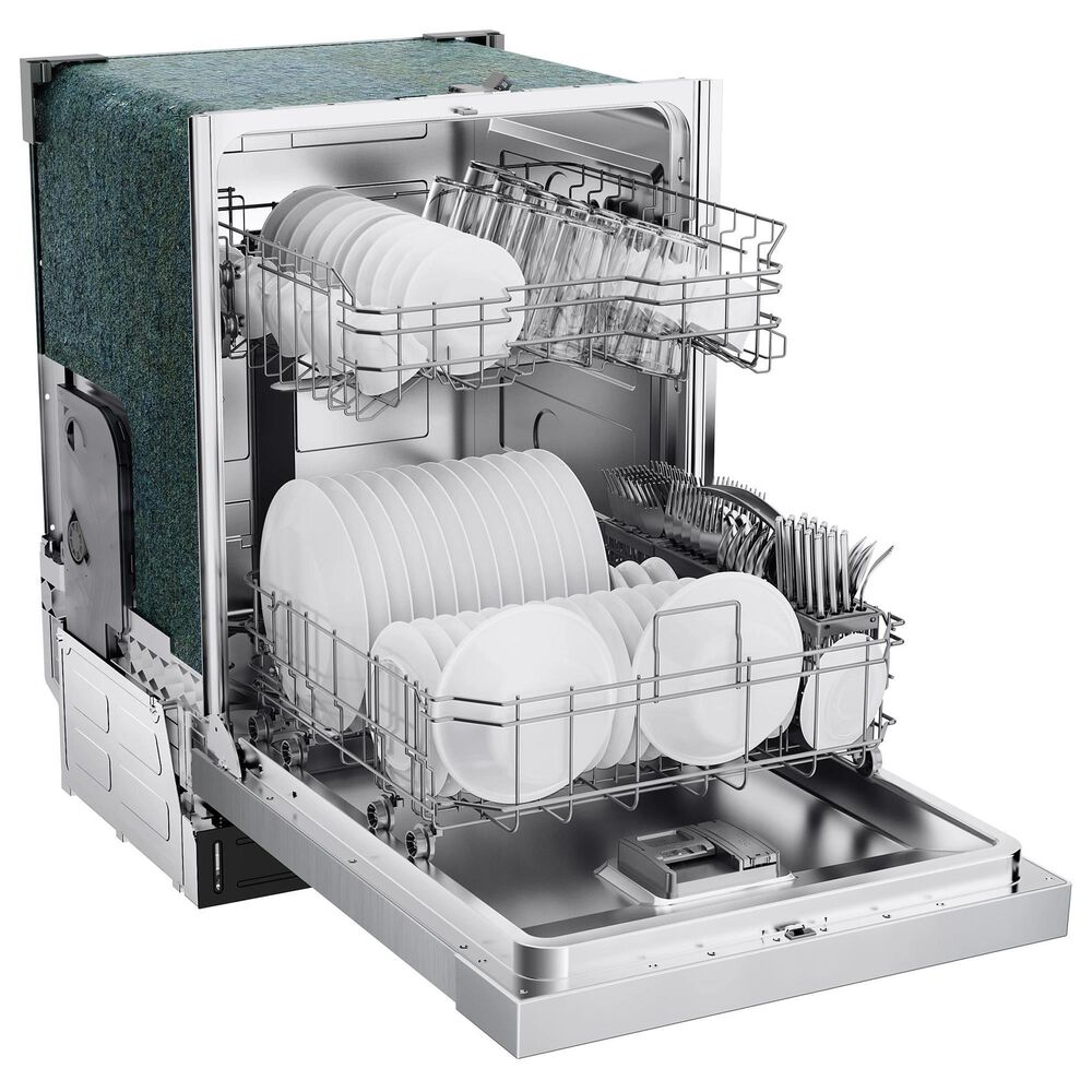 Midea 24" Built-In Front Control Dishwasher in Stainless Steel, , large