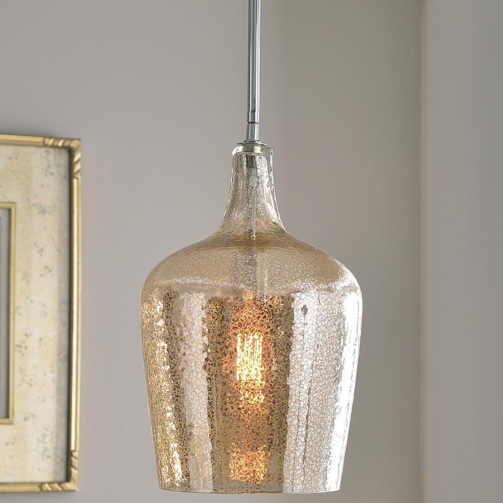 Kenroy Pi 1-Light Pendant in Chrome, , large