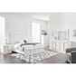 Millenium Chalanna Queen Upholstered Storage Bed in White, , large