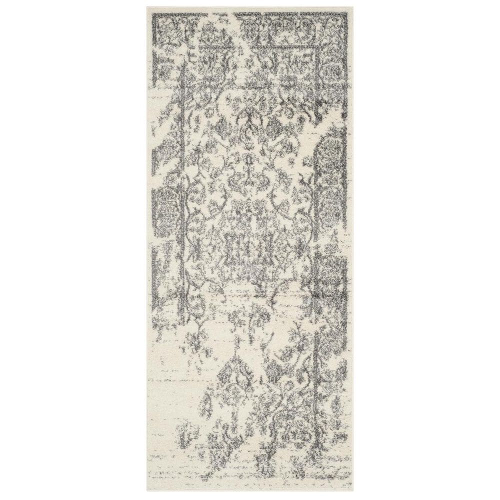 Safavieh Adirondack ADR101B-26 2"6" x 6" Ivory/Silver Runner, , large